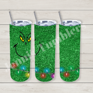 Grinch Face 20oz Tumbler