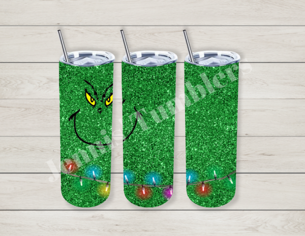 Grinch Face 20oz Tumbler