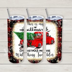 Hallmark Movie Watching Tumbler 20oz Tumbler