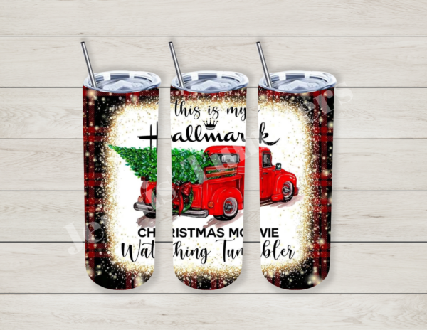 Hallmark Movie Watching Tumbler 20oz Tumbler