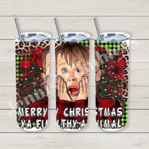 Merry Christmas Ya Filthy Animal 20oz Tumbler