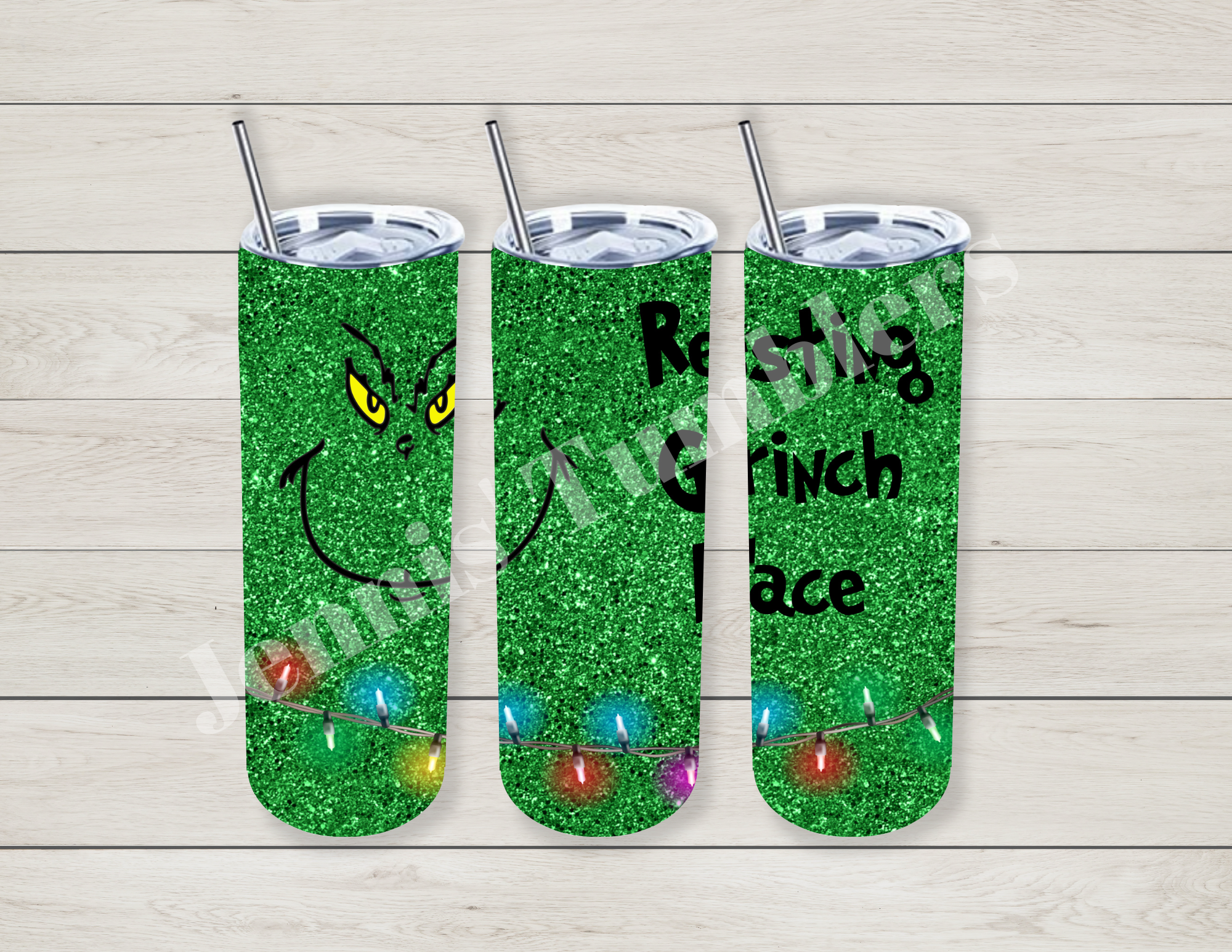 Grinch 20oz Tumbler – KC Designs Etc