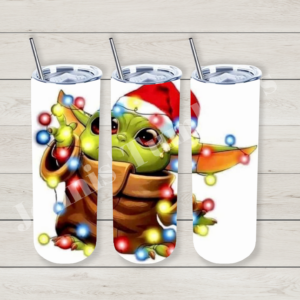 Baby Kid with Christmas Lights 20oz Tumbler