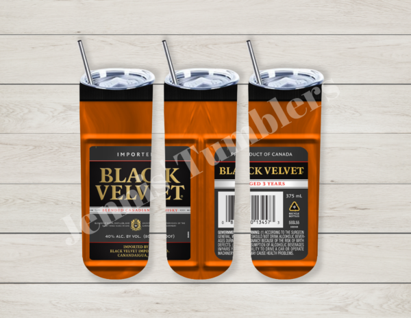 Black Velvet Whisky 20oz Tumbler