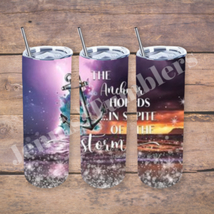 The Anchor Holds the Storm 20oz Tumbler