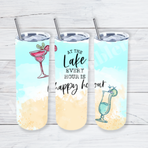 At the Lake Happy Hour 20oz Tumbler