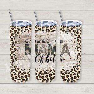 Glitter and Dirt Camo Mama 20 oz Tumbler 