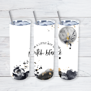 Little Ray Of Pitch Black 20oz Tumbler