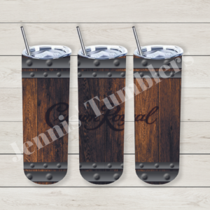 Royal Whiskey Brown Barrel 20oz Tumbler