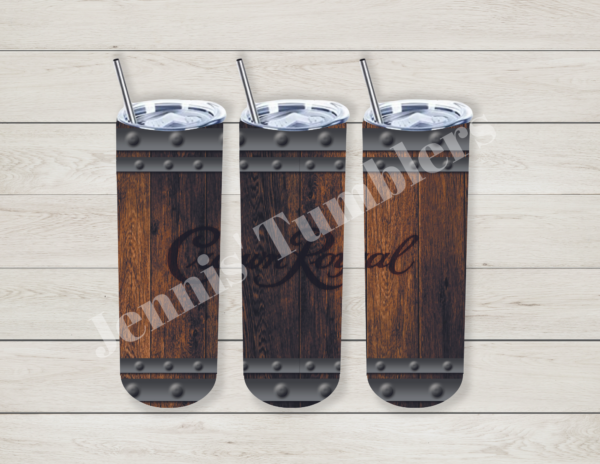 Royal Whiskey Brown Barrel 20oz Tumbler