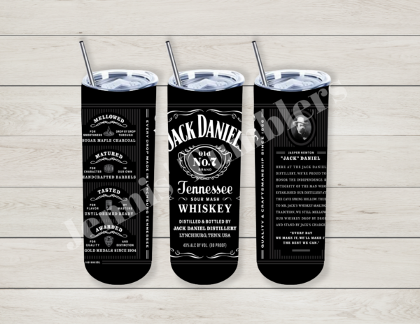 JD Tennessee Whiskey Black 20oz Tumbler 