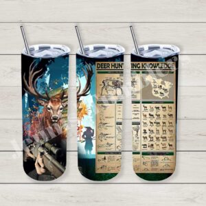 Deer Hunting Knowledge 20oz Tumbler