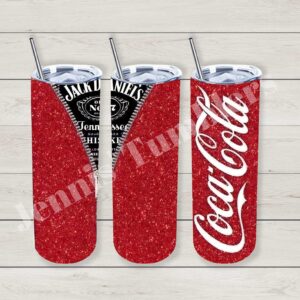 Tennessee Whiskey and Soda Zipper 20oz Tumbler 