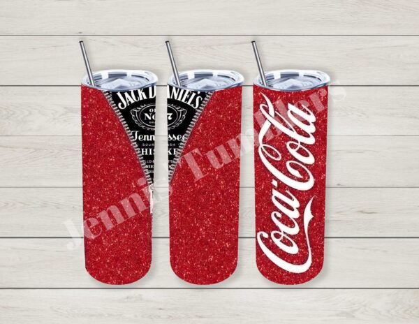 Tennessee Whiskey and Soda Zipper 20oz Tumbler 