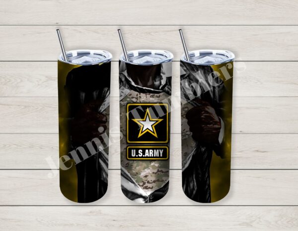 Army Hero Superman 20oz Tumbler 