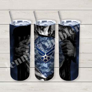 Air Force Hero Superman 20oz Tumbler 