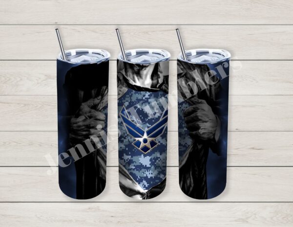 Air Force Hero Superman 20oz Tumbler 