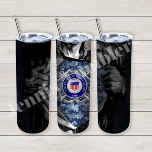 Coast Guard Hero Superman 20oz Tumbler 