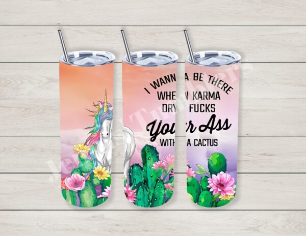 Karma Cactus 20oz Tumbler 