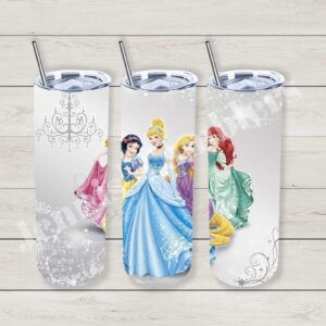 Favorite Princesses with Chandler background 20oz Tumbler 