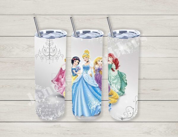 Favorite Princesses with Chandler background 20oz Tumbler 