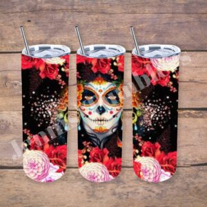 Day of the Dead Sugar Skull Girl #1 20oz Tumbler 