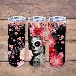 Day of the Dead Sugar Skull Girl #2 20oz Tumbler 