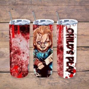 Scary Red Head Doll 20oz Tumbler 