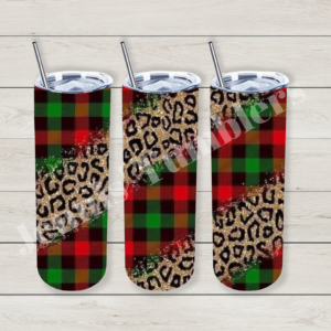 Cheetah Print Christmas Flannel