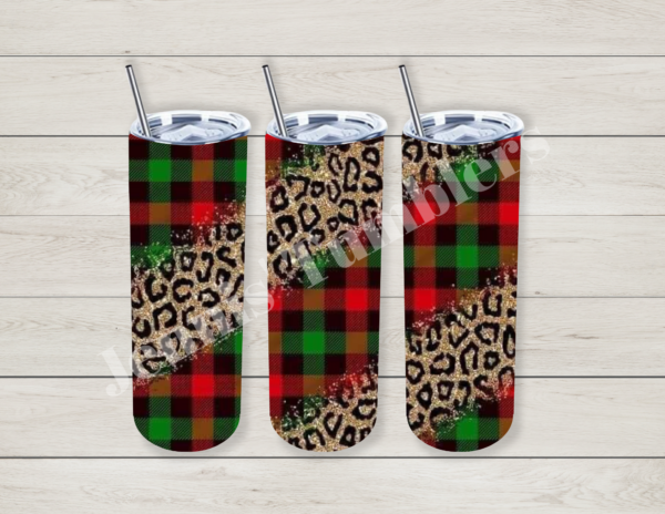 Cheetah Print Christmas Flannel