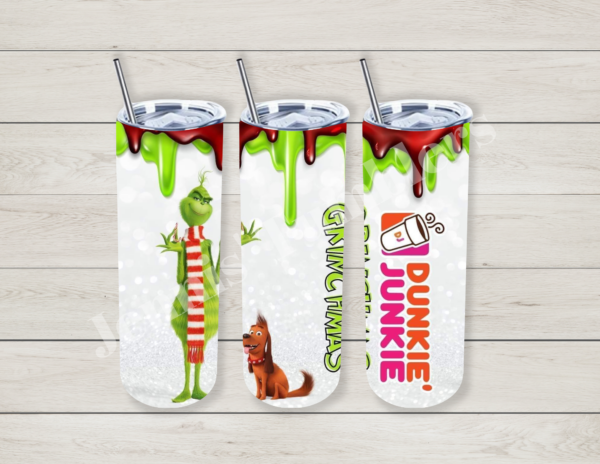 Grinchmas Dunkie Junkie 20oz Tumbler