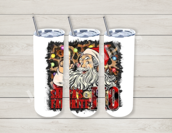 Santa's Favorite Ho 20oz Tumbler