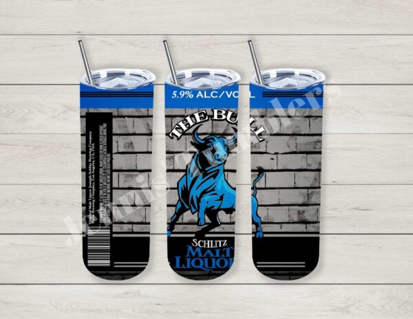 Blue Malt Bull 20oz Tumbler 