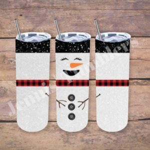 Sparkly Snowman 20oz Tumbler