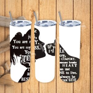 Dog Best Friend Silhouette 20oz Tumbler 