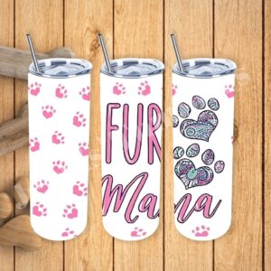 Pink Fur Mama 20oz Tumbler 