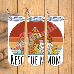 Rescue Pet Mom 20oz Tumbler 