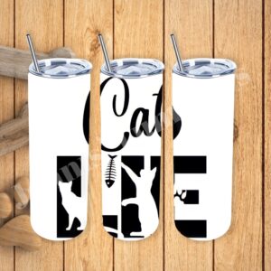 Cat Life 20oz Tumbler 