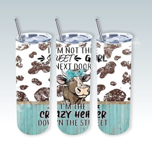 Crazy Heifer 20oz Tumbler 
