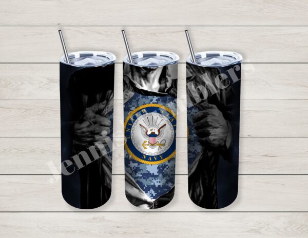 Super Hero Navy 20oz Tumbler 