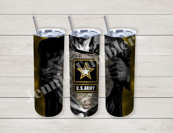 Super Hero Army 20oz Tumbler 