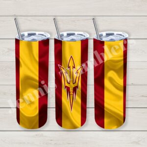 Arizona College Red and Yellow Fabric 20oz Tumbler