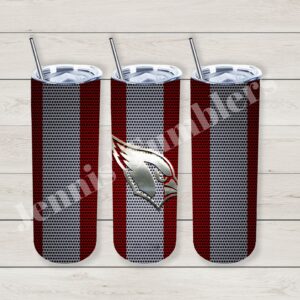 Arizona Football Maroon and Gray Lines 20oz Tumbler 