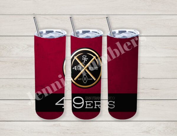San Francisco Football Maroon 20oz Tumbler 