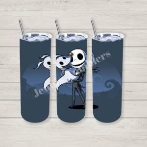 NBC Jack and Zero Shadow Background 20oz Tumbler 