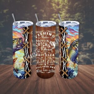 Fishing Rules 20oz Tumbler