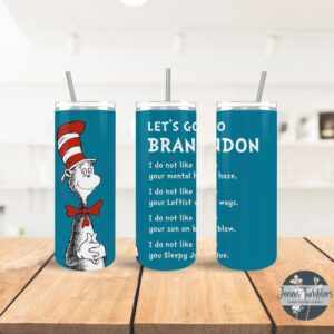 Dr. S Let's Go Brandon Poem 20oz Tumbler 