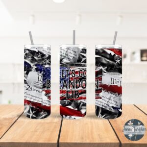 FJB: We the People Flag and Declaration  20oz Tumbler 