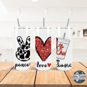Peace, Love, CF@ 20oz Tumbler 