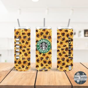 Star Coffee Bucks Sunflower 20oz Tumbler 